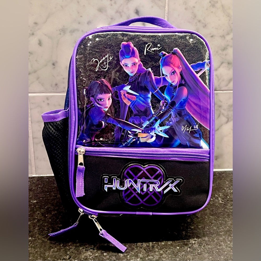 Netflix KPOP Demon Hunters Huntrix Reusable Insulated Lunch Bag